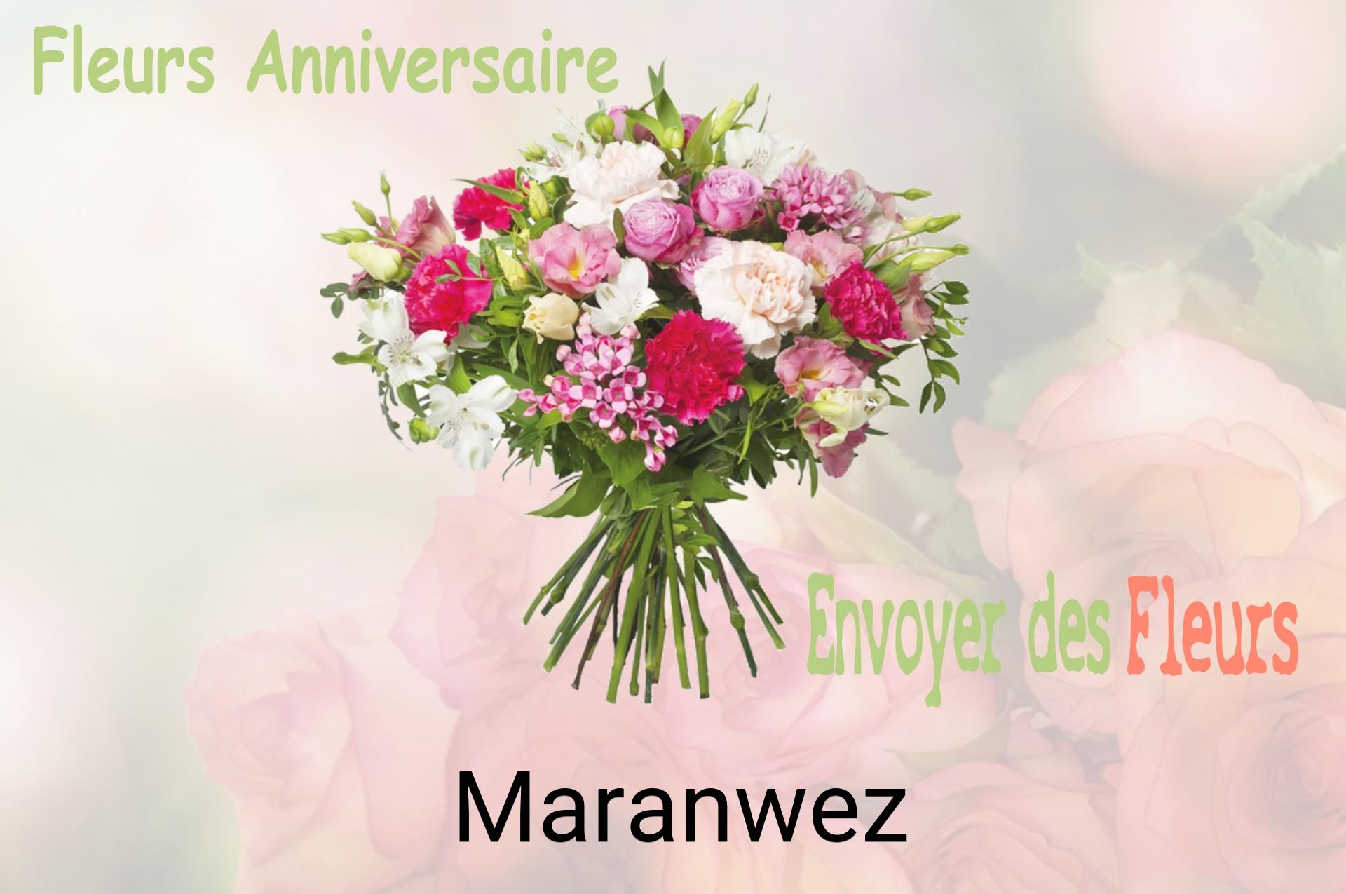 Bouquet de fleurs d’anniversaire livré à Maranwez